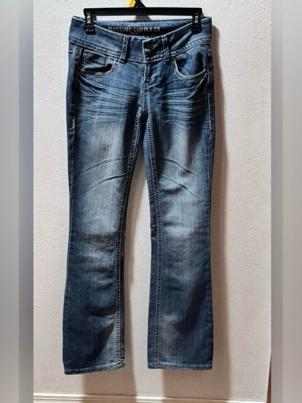 Y2K Mossimo Supply Co. Junior Medium Blue Boot Cut Jeans